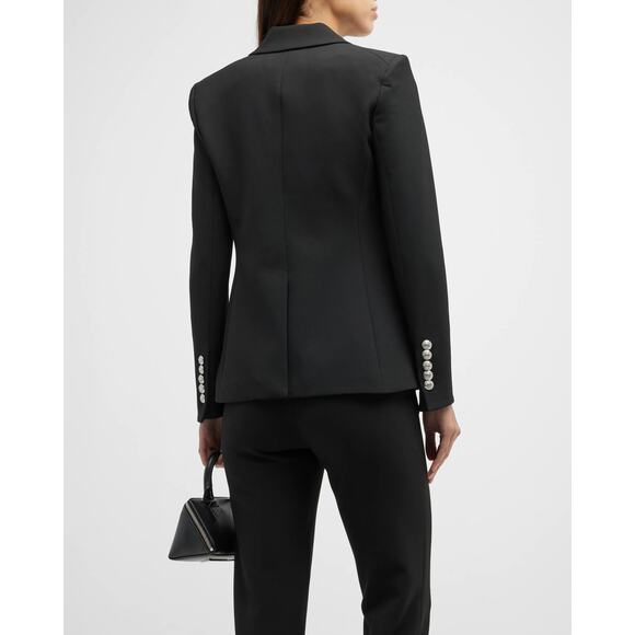 New VERONICA BEARD Miller Dickey Jacket Blazer Black Sz 6 - Picture 4 of 10